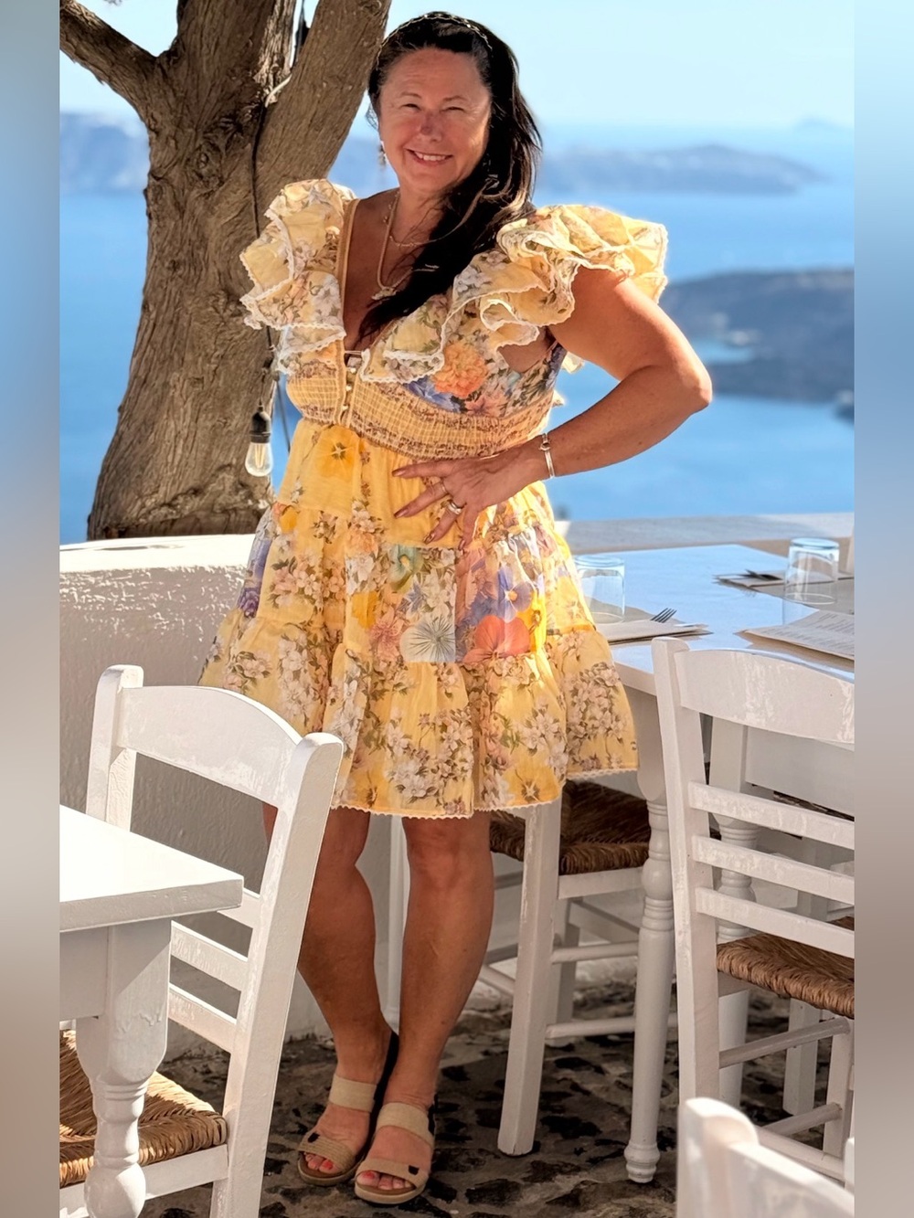 Floral Ruffle Dress